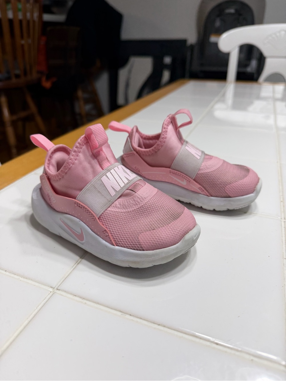 Nike Kids Pink Slip-On Athletic Sneakers